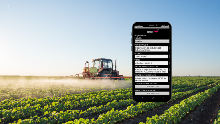 Kreacija KOPOP izpisa v Sledat mobilni aplikaciji