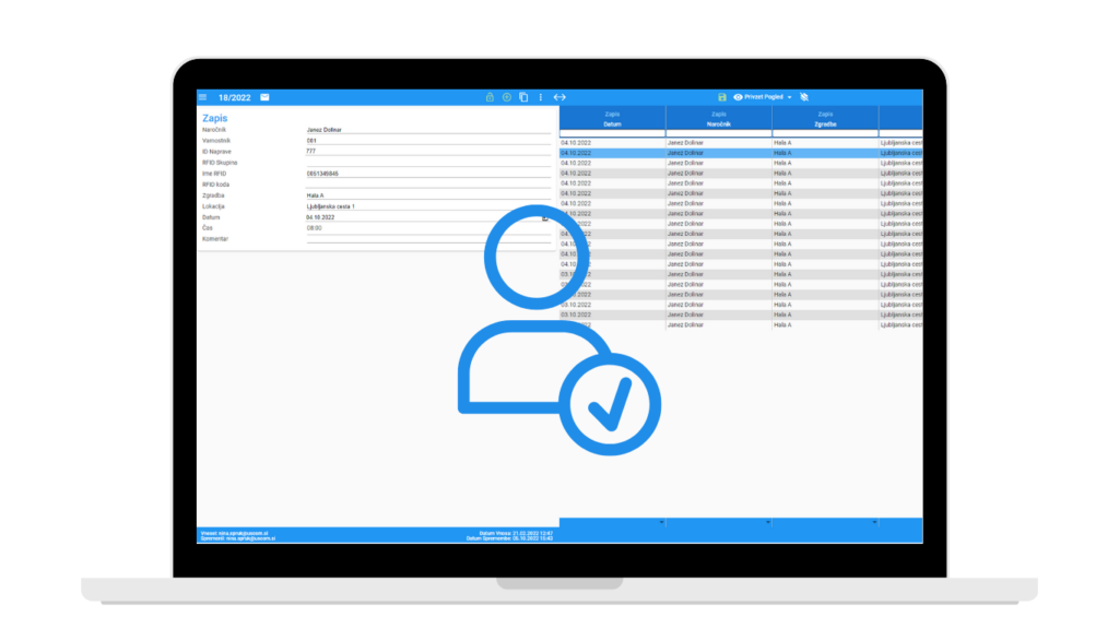 program za belezenje varnostnih obhodov